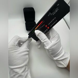 VVS1 Moissanite Engagement Ring | Passes diamond tester